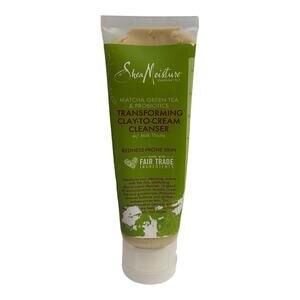 Shea Moisture Matcha Green Tea & Probiotics Transforming Clay to Cream Cleanser